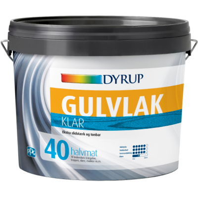 Dyrup Gulvlak Klar 40