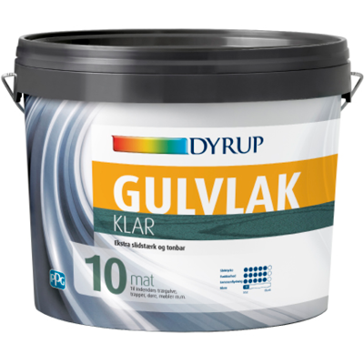 Dyrup Gulvlak Klar 10