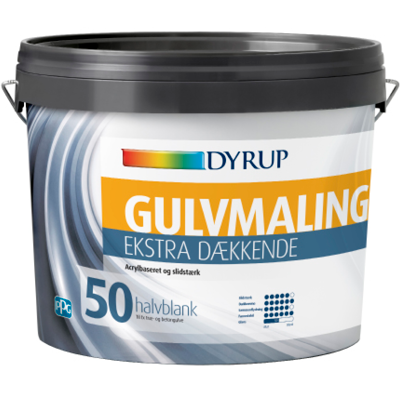 Dyrup Gulvmaling Ekstra Dækkende Vand 50