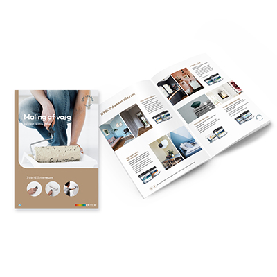 Maling af vægge brochure